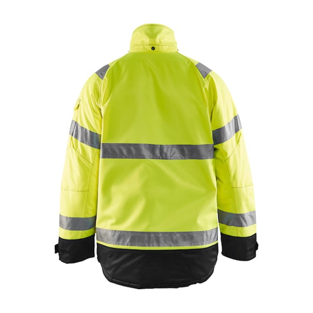 Hi-Vis Winter Jacket with Teddy Fleece Lining