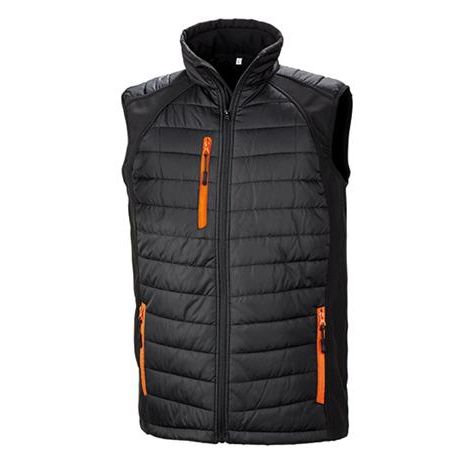 Black Compass Padded softshell-gilet