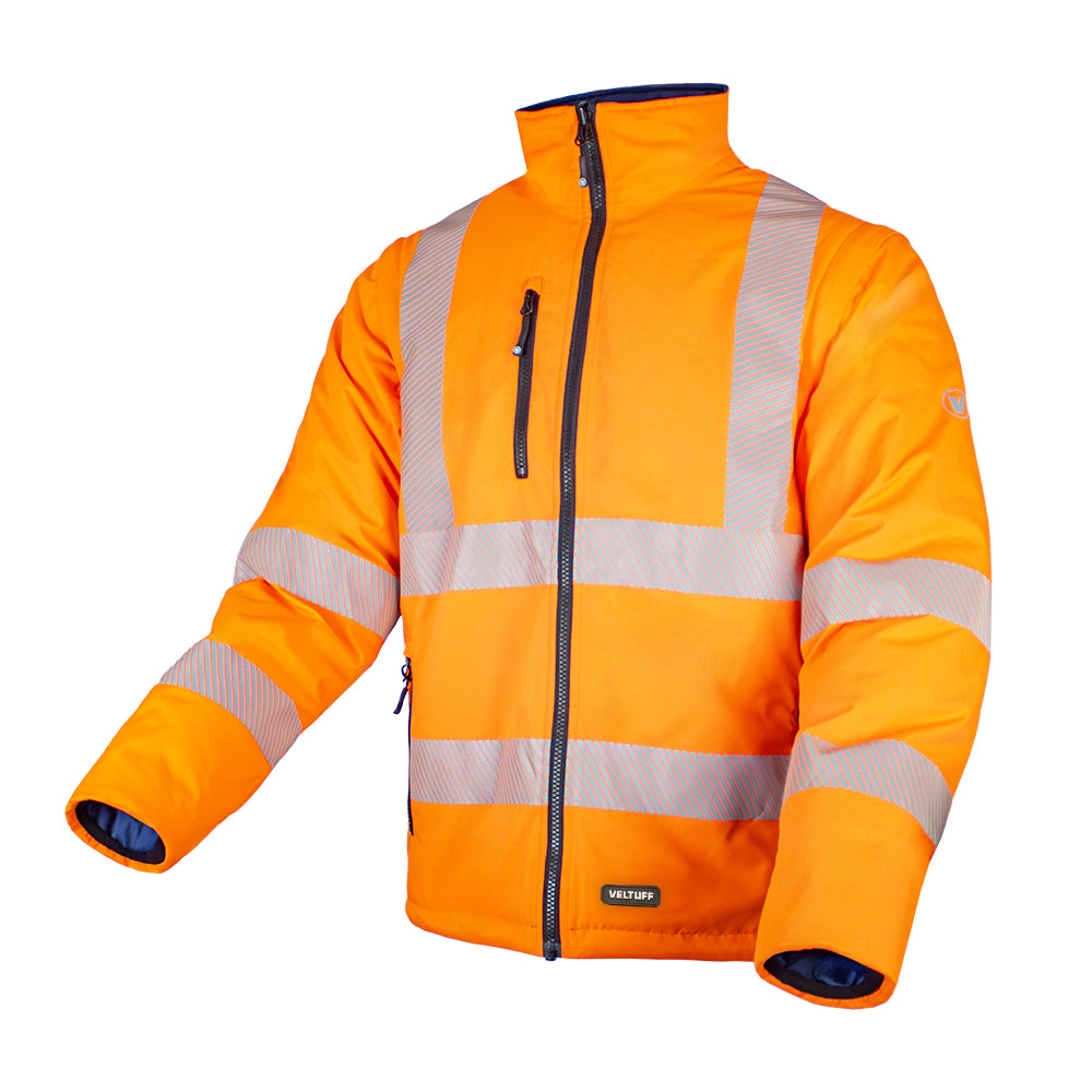 VELTUFF Hi-Vis 4-i-1 Pufferjakke klasse 3