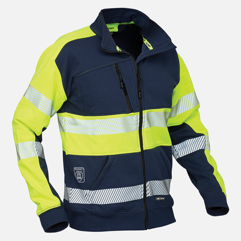 Protex1-sweatshirt met volledige rits