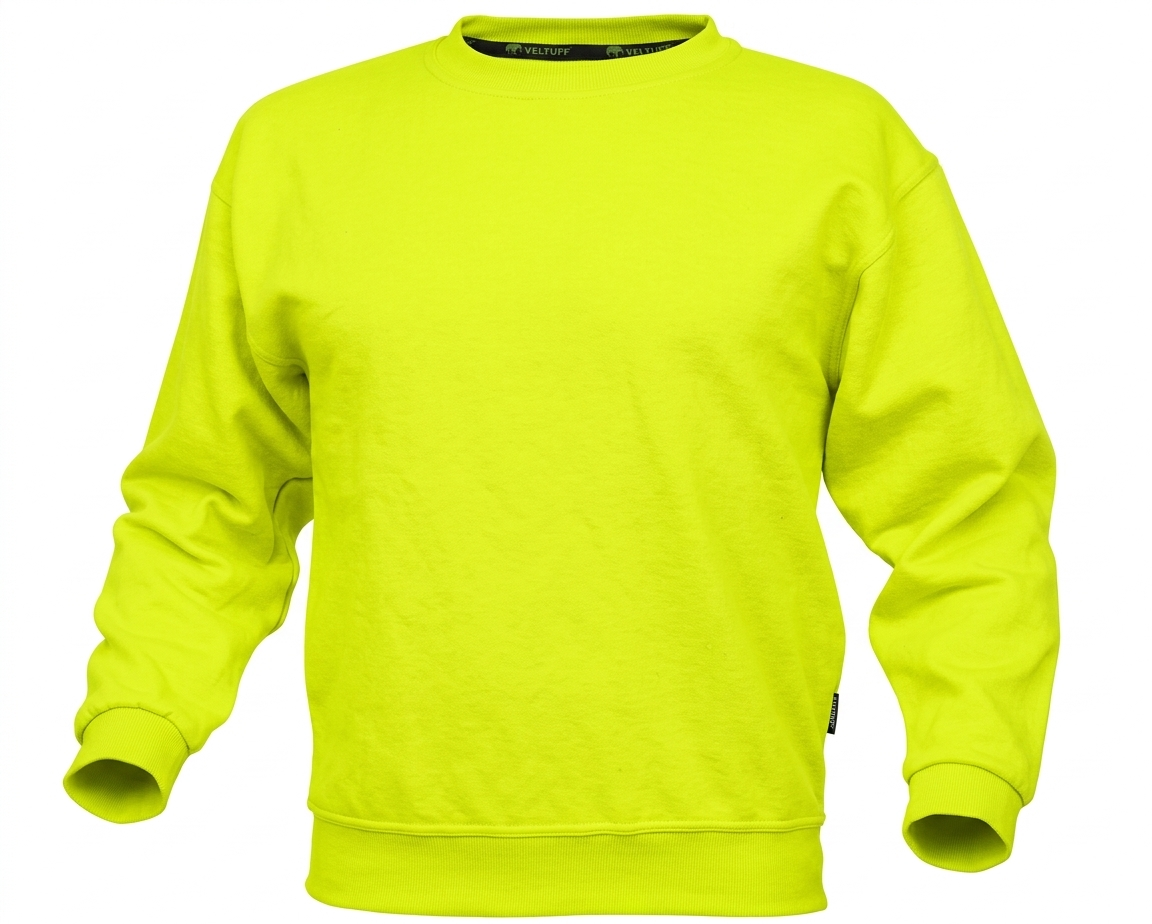 Work Sweatshirt Neon Yellow