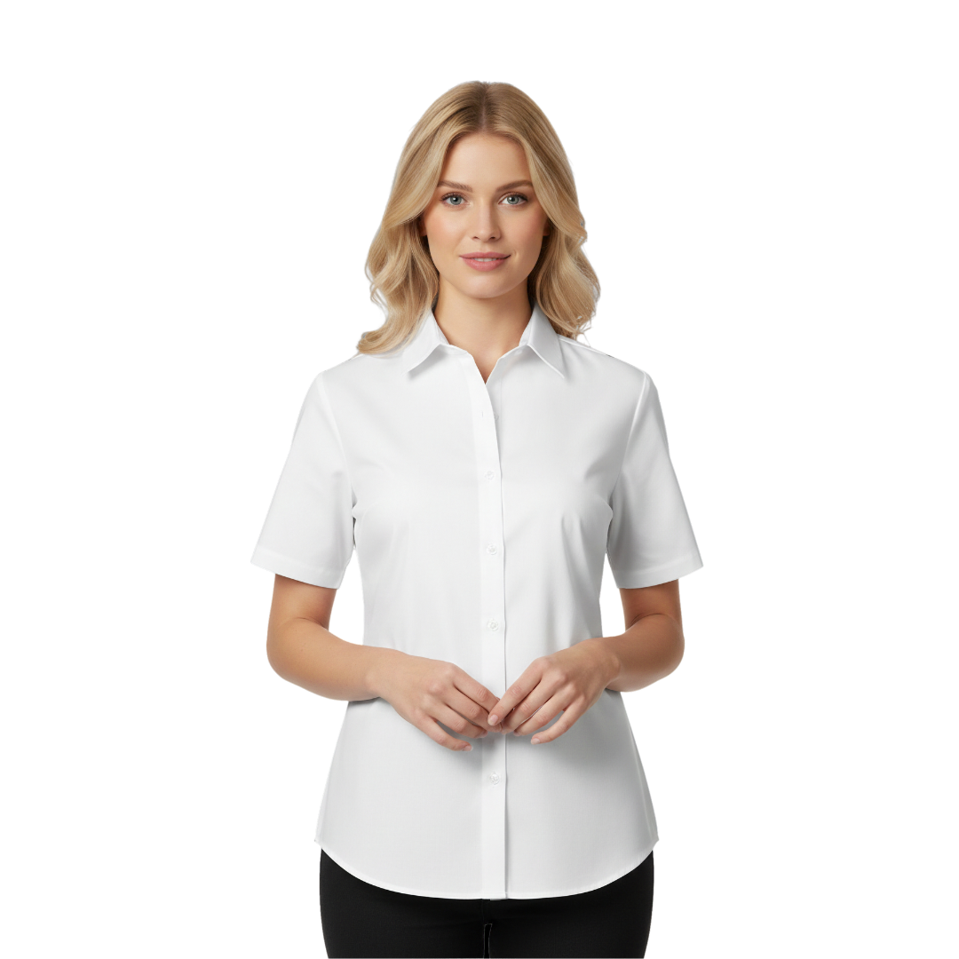 Ladies Shirt Smart Short Sleeve