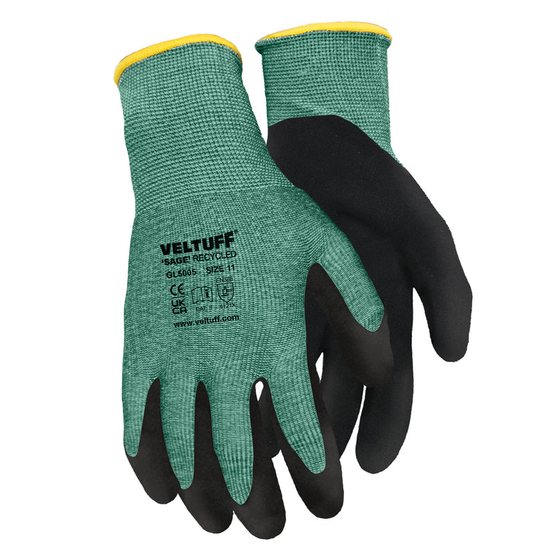 Sage Genanvendt Handske | VELTUFF® Workwear