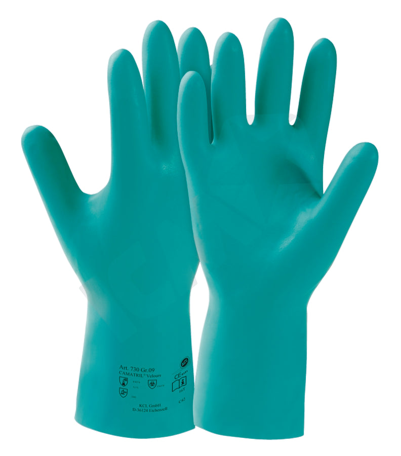 Camatril Velours 730 nitril 30 cm handskar