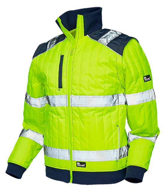 Quiltet Hi-Vis arbejdsjakke