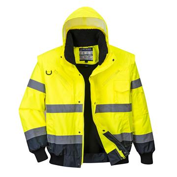 Hi-Vis Contrast Bomber Jacket