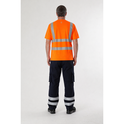 Hi-Vis T-Shirt Manches Courtes Classe 2