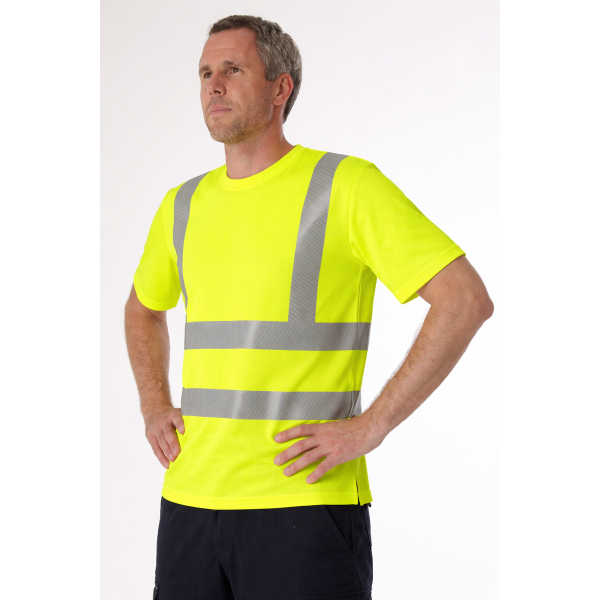 Hi-Vis T-Shirt Manches Courtes Classe 2
