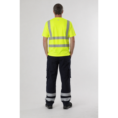 Hi-Vis T-Shirt Manches Courtes Classe 2