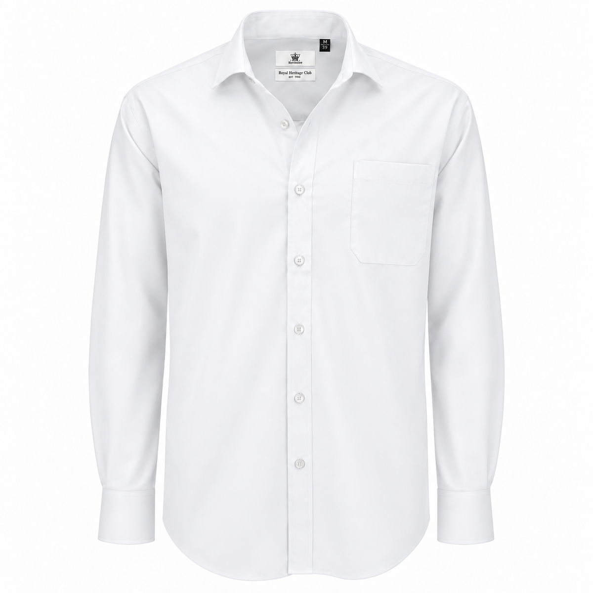 homme Poplin chemise Heritage à manches longues