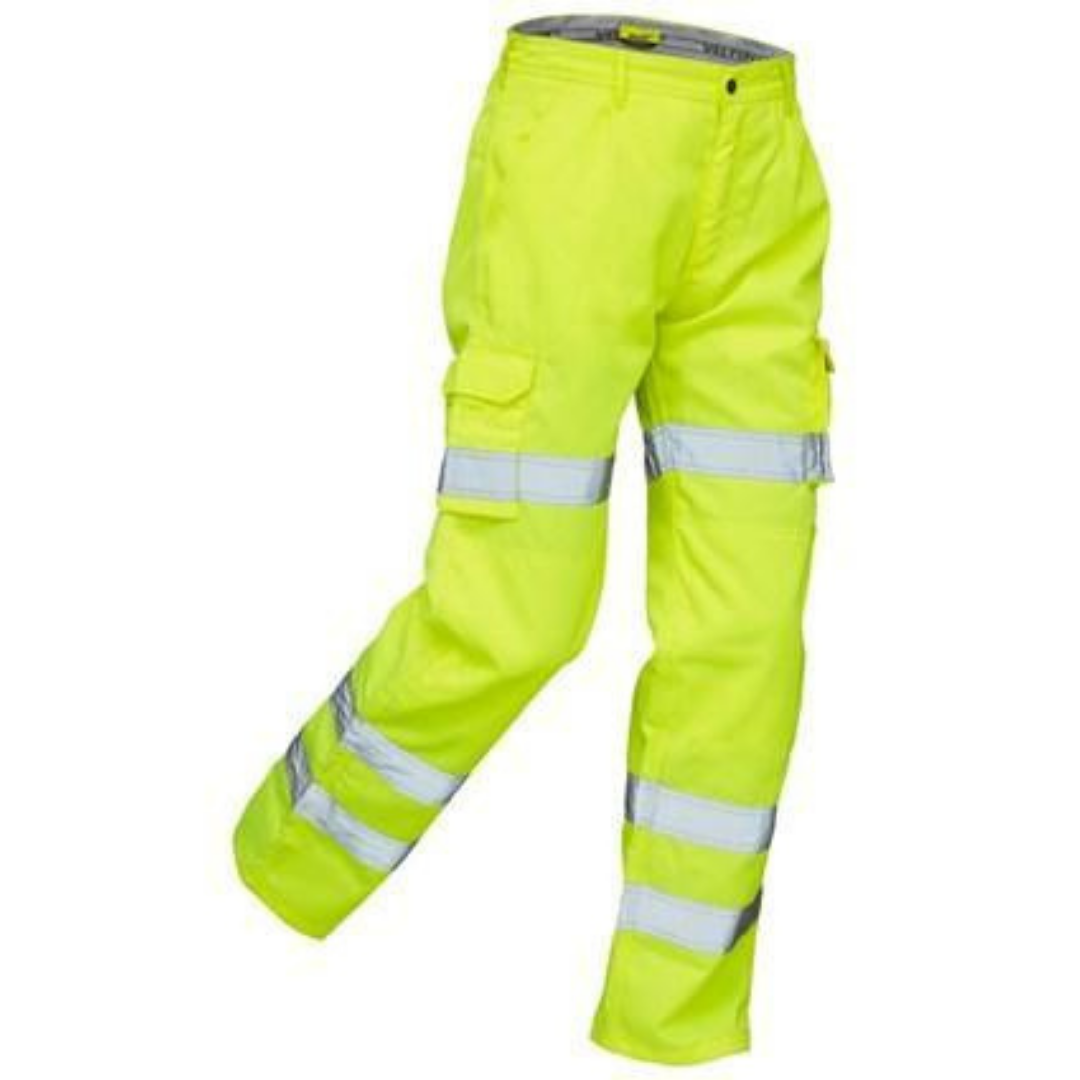 Cargo Hi-Vis Work Trousers