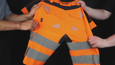 INFINITE Hi-vis 4-way Stretch Work Shorts
