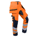 INFINITE Hi-vis Stretch Work Trousers - VELTUFF® DK