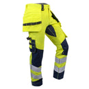 INFINITE Hi-vis Stretch Work Trousers - VELTUFF® DK