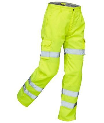 Cargo Hi-Vis Work Trousers - VELTUFF® DK