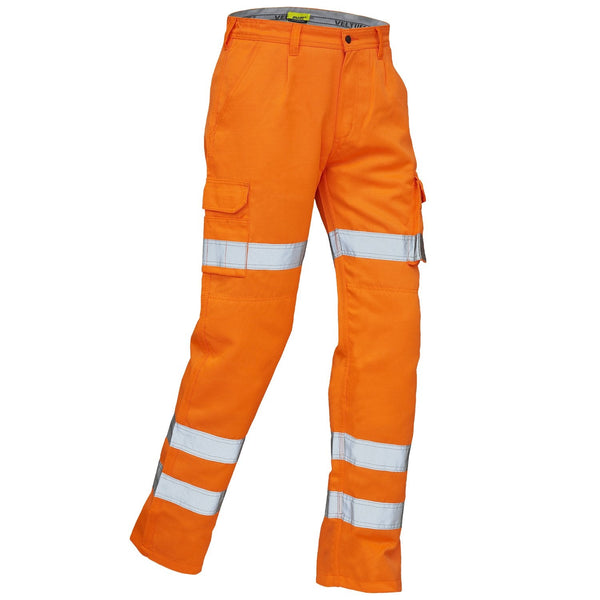 Cargo Hi-Vis Work Trousers - VELTUFF® DK