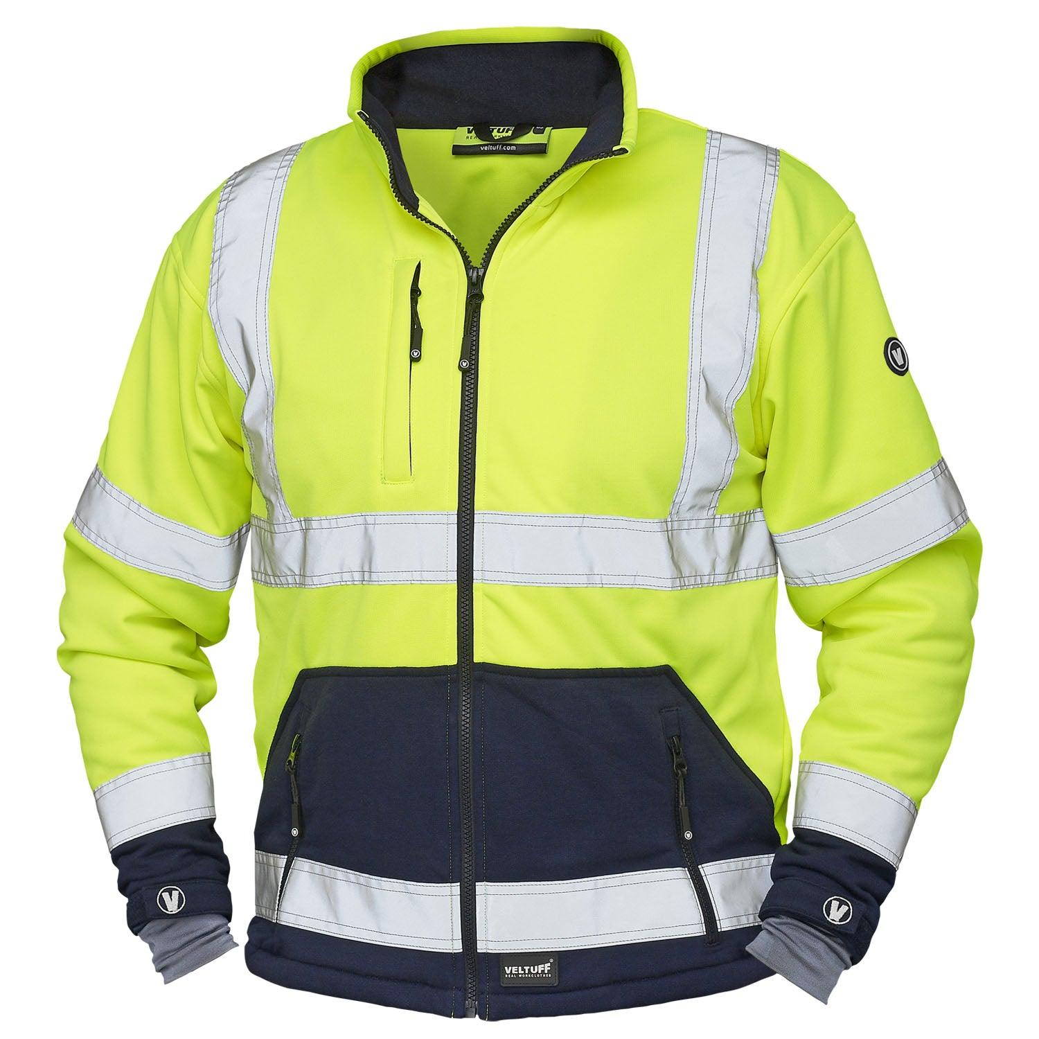 Hi-Vis Stretch Fleece Jacket - VELTUFF® DK