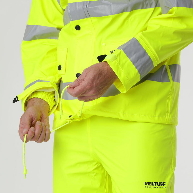 Hi-Vis Waterproof Jacket - VELTUFF® DK