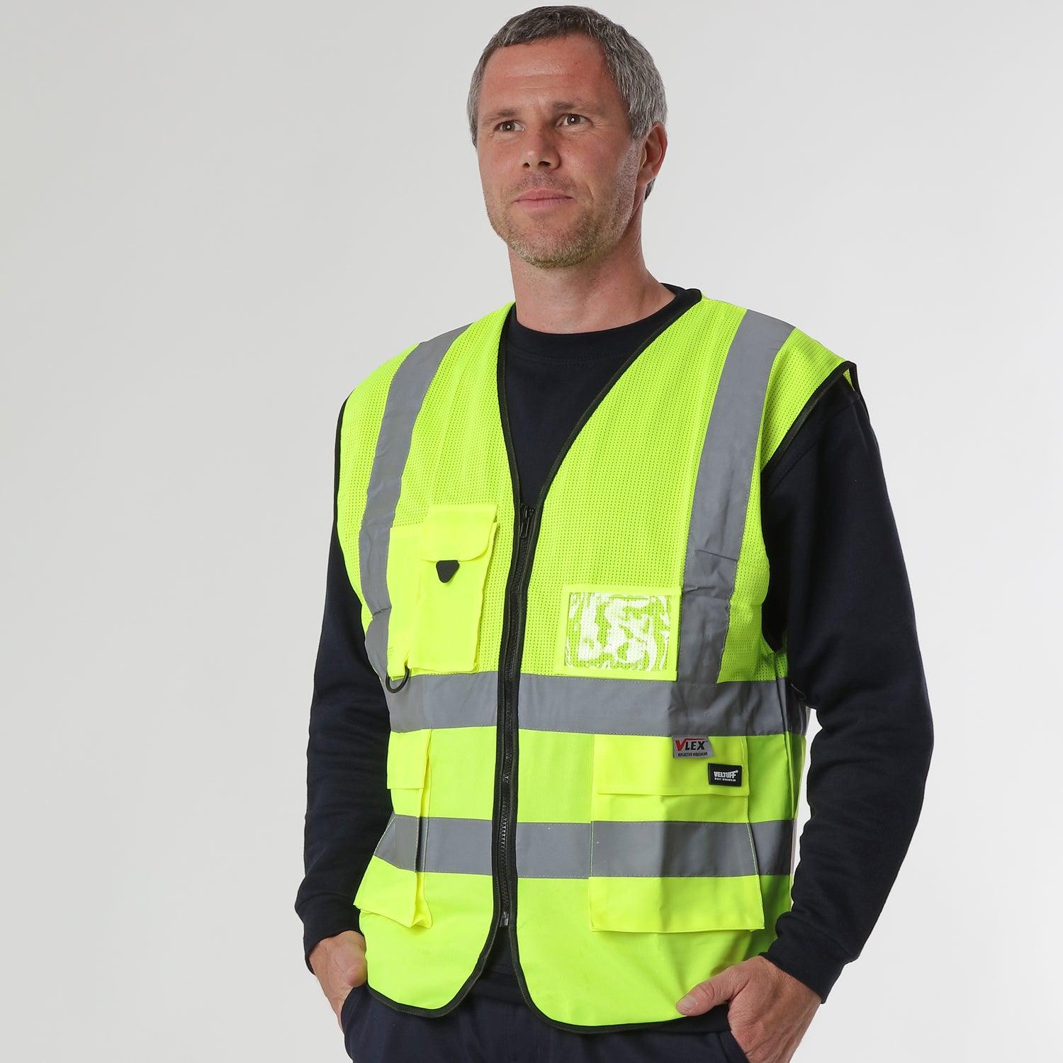 Reflex Deluxe Hi-Vis Vest - VELTUFF® DK