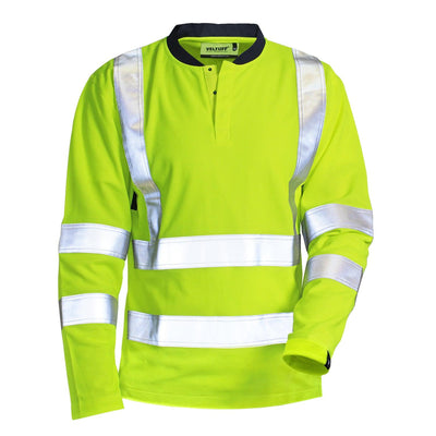 Reflex Long Sleeved Cotton Hi-Vis T-Shirt - VELTUFF® DK