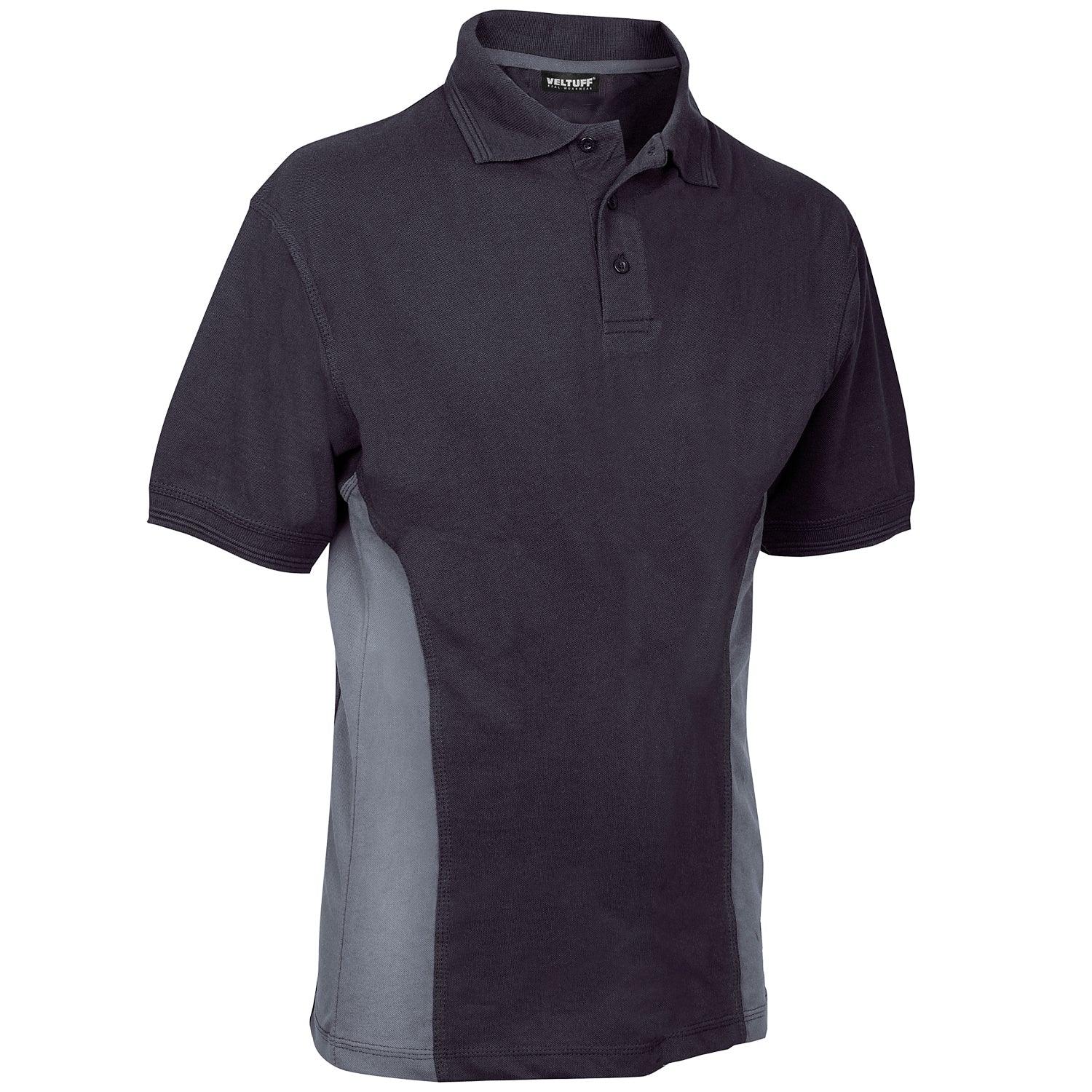 Two Tone Work Polo Shirt - VELTUFF® DK